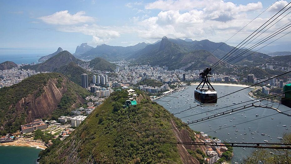 Blick auf Rio de Janeiro